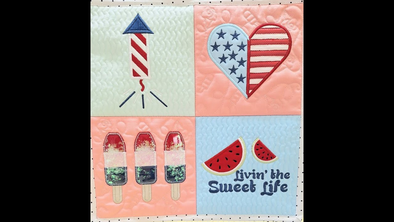 Kimberbell Mini Quilt July Part 2 June 2, 2024