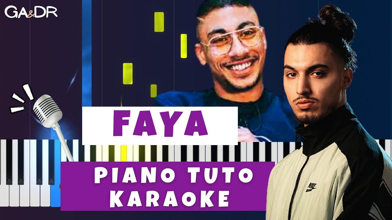 Benab ft Maes - Faya (Piano Cover Tutoriel KARAOKE Paroles) [ Ga&Dr Piano Tuto ]