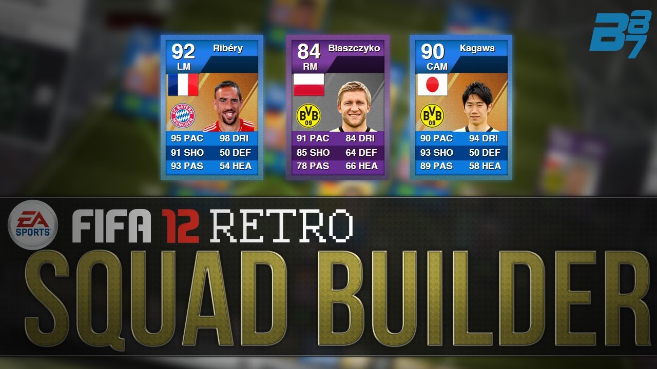 FIFA 12 Ultimate Team RETRO Squad Builder | Insane Bundesliga Team!