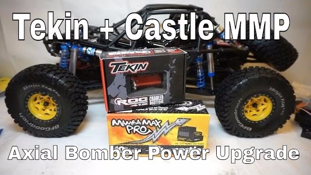 Axial RR10 Bomber Upgrades - Tekin ROC 412 / Mamba Max Pro ESC / STRC Motor Mount
