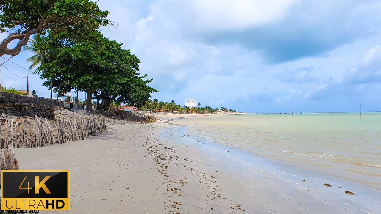 Praia de S&atilde;o Jos&eacute; da Coroa Grande Pernambuco 4k 60fps