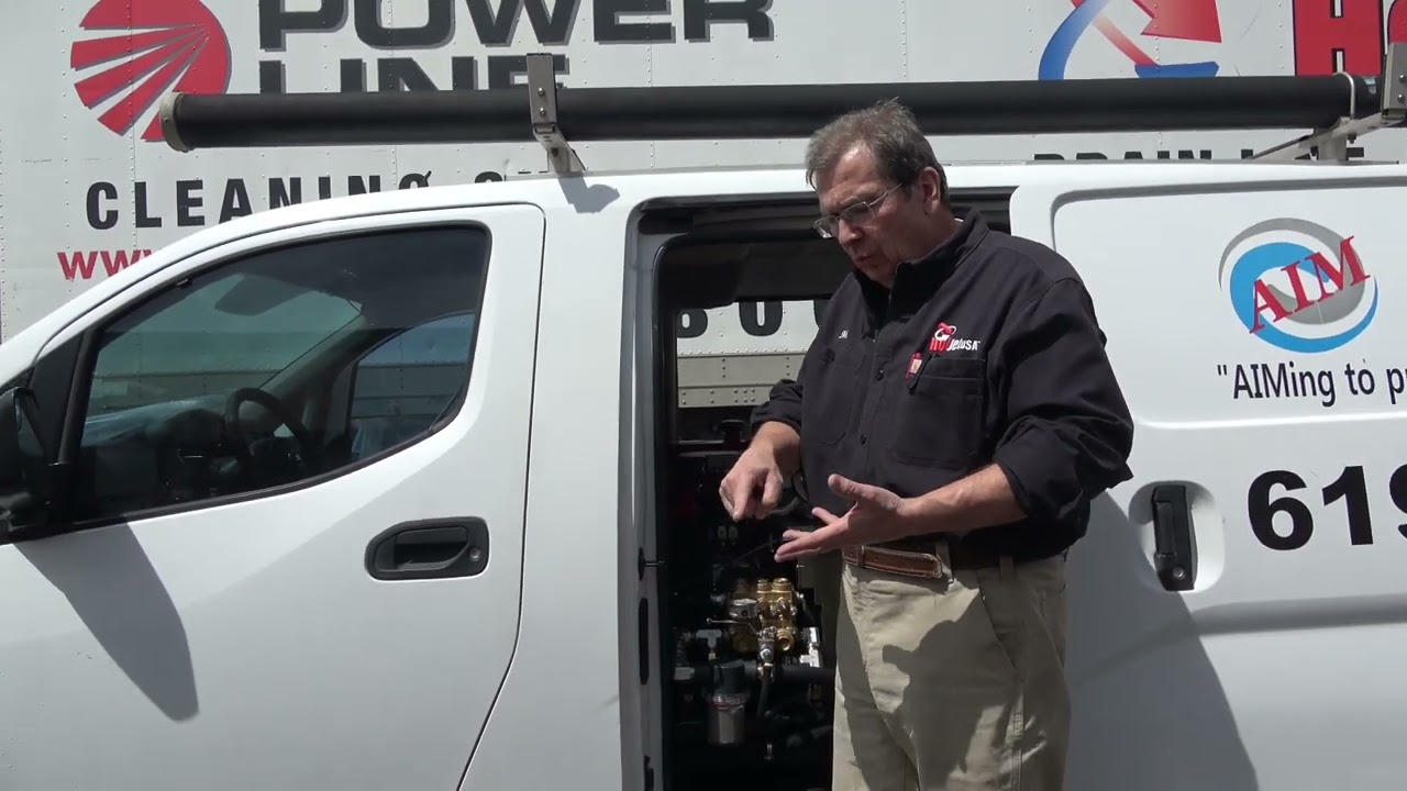Custom Van Mount Cold Water Jetter XtremeFlow 2 10GPM 4000 PSI