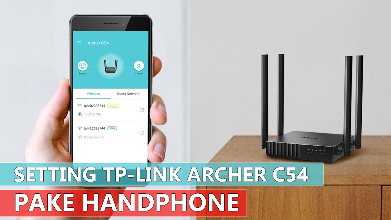 Setting TP-LINK ARCHER C54 Pake HP / Handphone - LANGSUNG BISA !!! #tplink #tplinkc54 #tplinkrouter