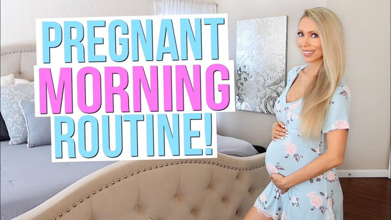 MY PREGNANT MORNING ROUTINE!