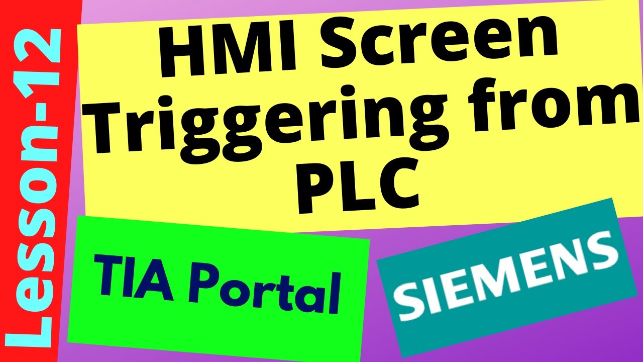 Запуск экрана HMI Siemens с ПЛК | Портал TIA | Английский язык