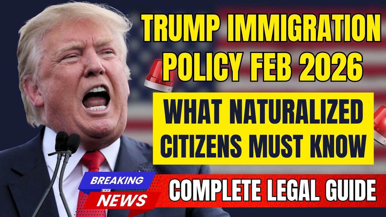 Trump's Immigration Crackdown 2026 - Are Naturalized Citizens at Risk Here's the Reality