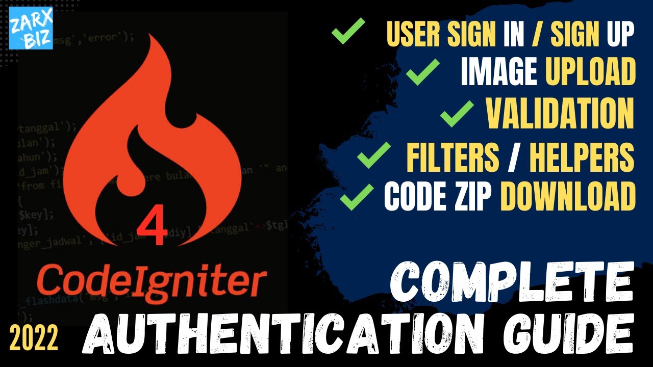 Codeigniter 4 authentication example | Complete login System [Easiest way] 2022