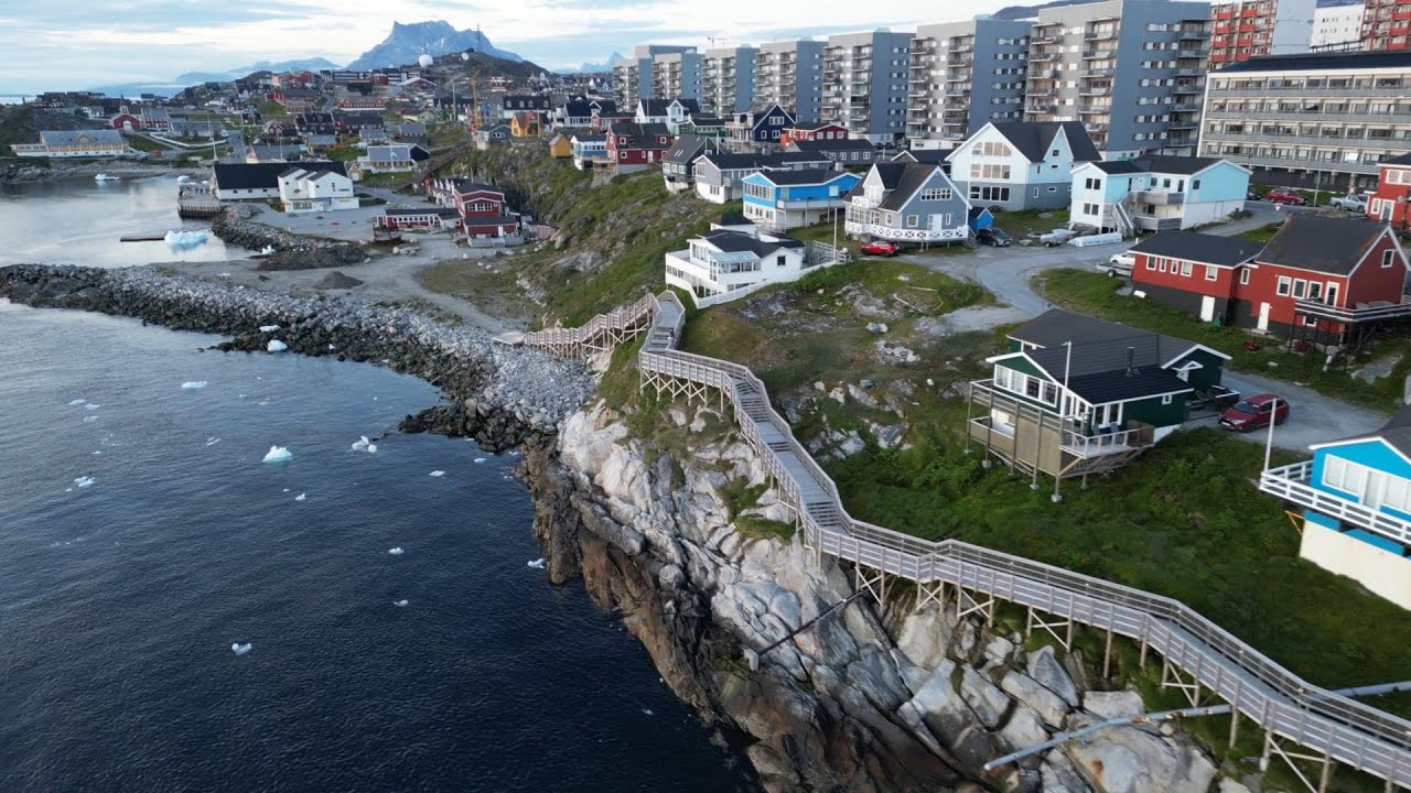 NUUK GREENLAND SUMMER AND ICE