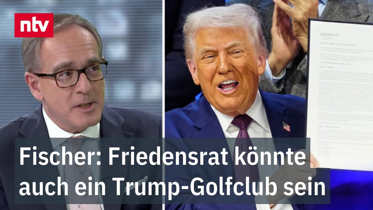 Fischer: Friedensrat könnte auch ein Trump-Golfclub sein - Konkurrenz zu den UN?