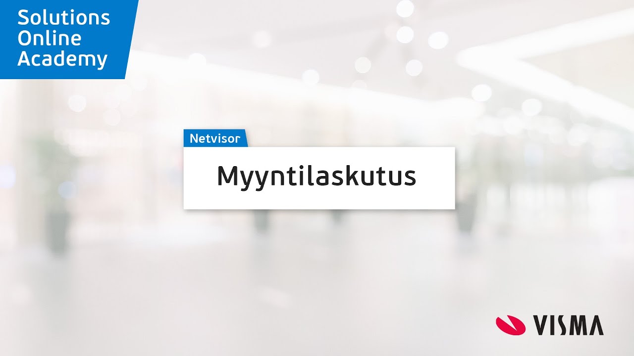 Netvisor Academy - Myyntilaskutus