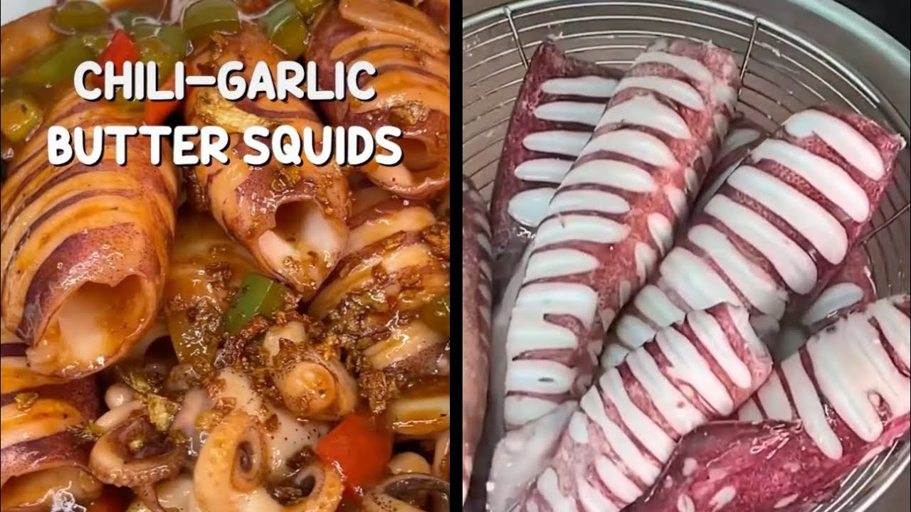 CHILI GARLIC BUTTER SQUID | Panlasang Pinoy