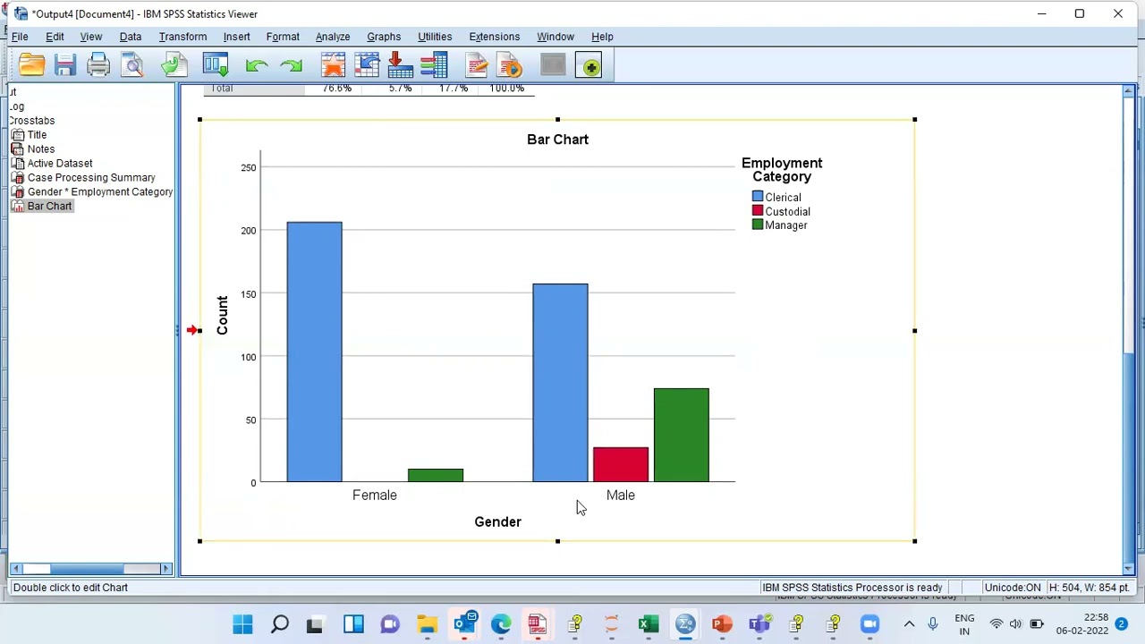 Chi square Test of Association in SPSS