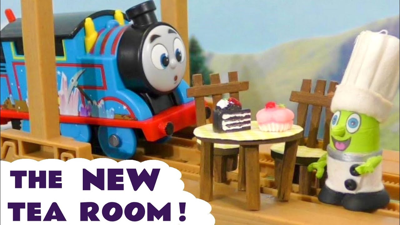 Chef Funlings New Tea Room on a Toy Train Bridge