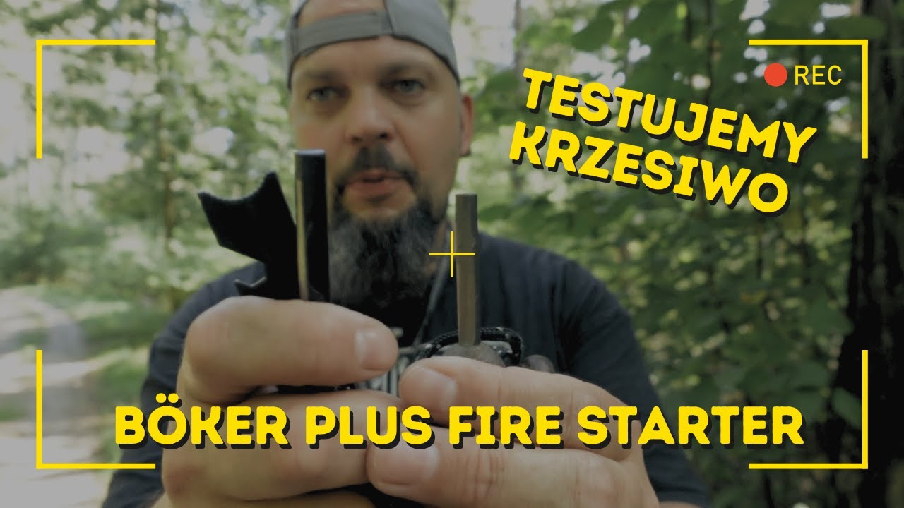 TESTUJEMY KRZESIWO B&Ouml;KER PLUS FIRE STARTER! 🔥 Por&oacute;wnanie i modyfikacje DIY