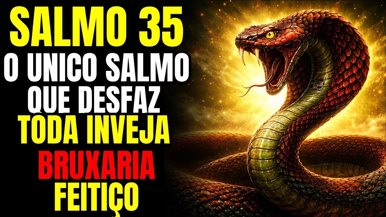 SALMO 35 EM AÇÃO! TODA INVEJA, BRUXARIA E MALDIÇÃO CAI AGORA!