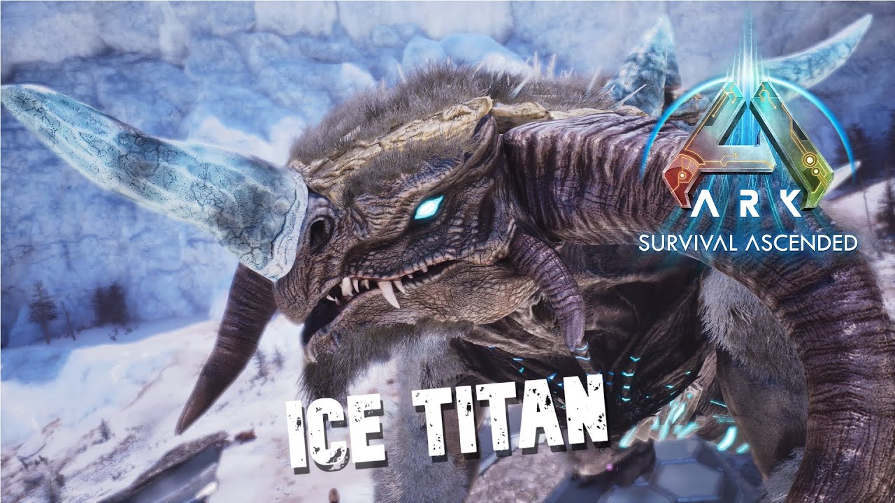 Defeating/Taming A Ice Titan | Ark Survival Evolved | Extinction