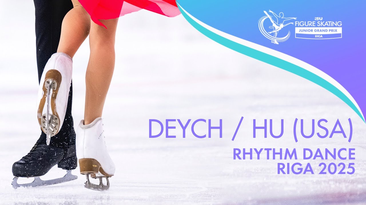 Michelle DEYCH / Ryan HU (USA) | Junior Ice Dance Rhythm Dance | Riga 2025