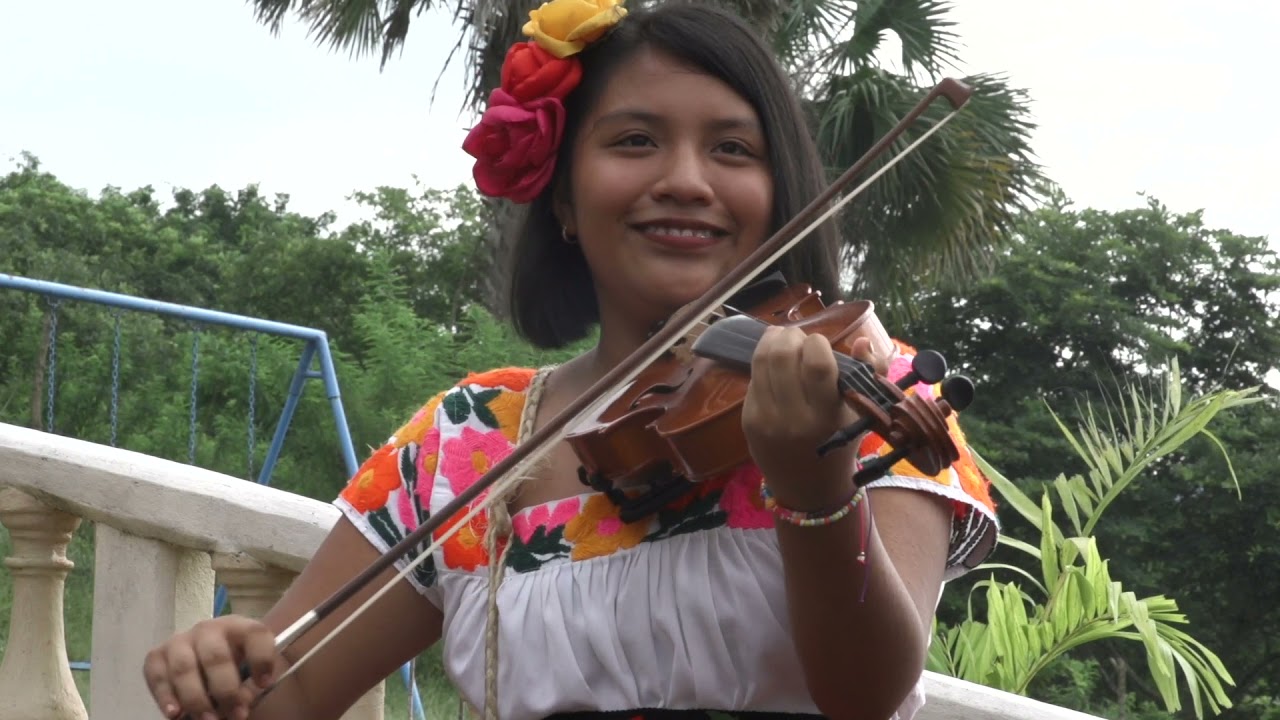 Escucha a estas niñas cómo tocan La Leva 🎻🇲🇽🎶 |Trío Corazón Huasteco.