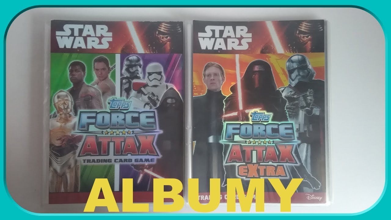 Star Wars Force Attax and Force Attax Extra Albumy
