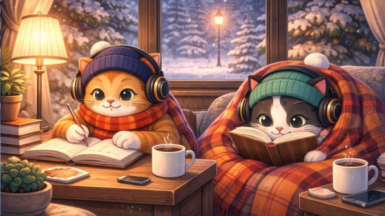 ✨take it slow this winter ❄️ cozy lo-fi jazz for studying, working & resting