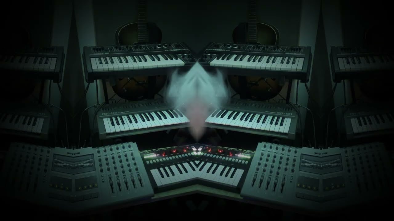 Analog to 4-Track Layering. Roland SH-09, SH-101, Tascam Portastudio 424.