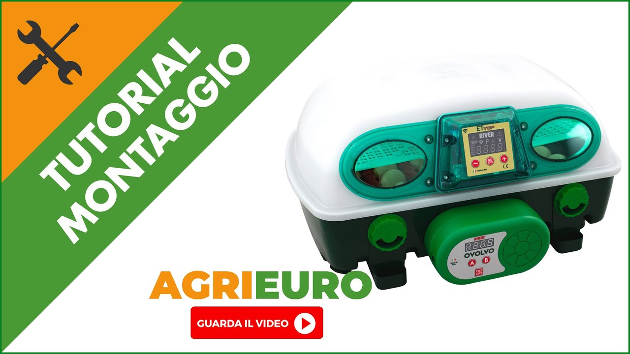 Incubatrice River Systems ET 24 TOP: montaggio