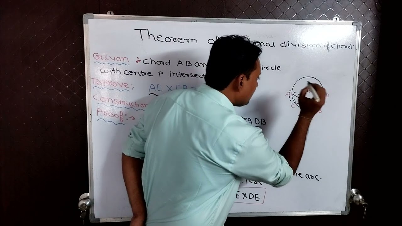 Theorem of internal division of chords