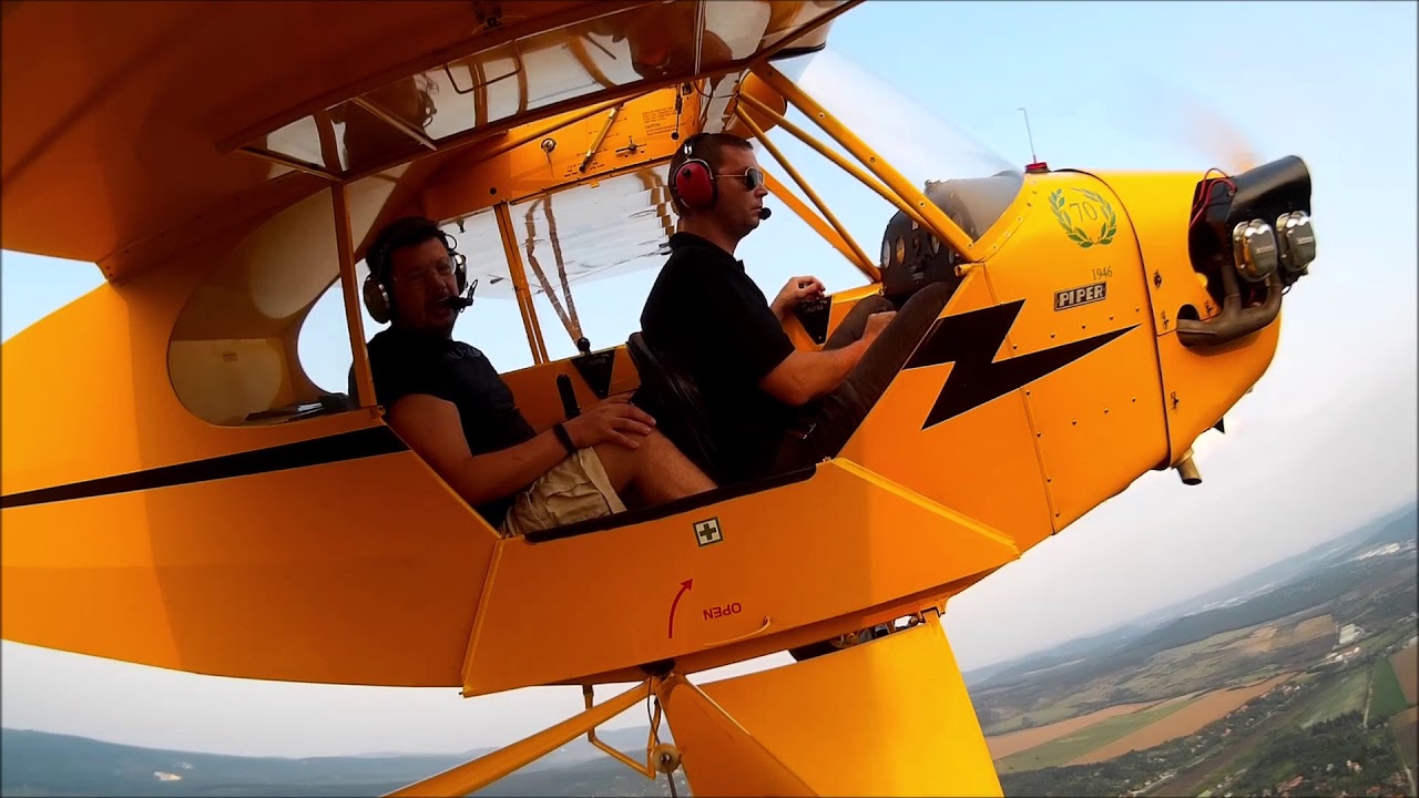 Flying the original 1946 Piper Cub for the first time