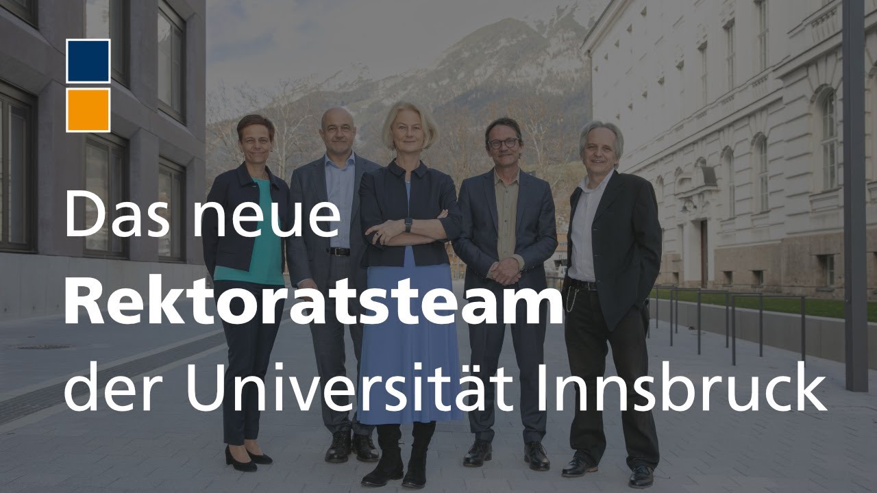 Das neue Rektoratsteam der Universität Innsbruck