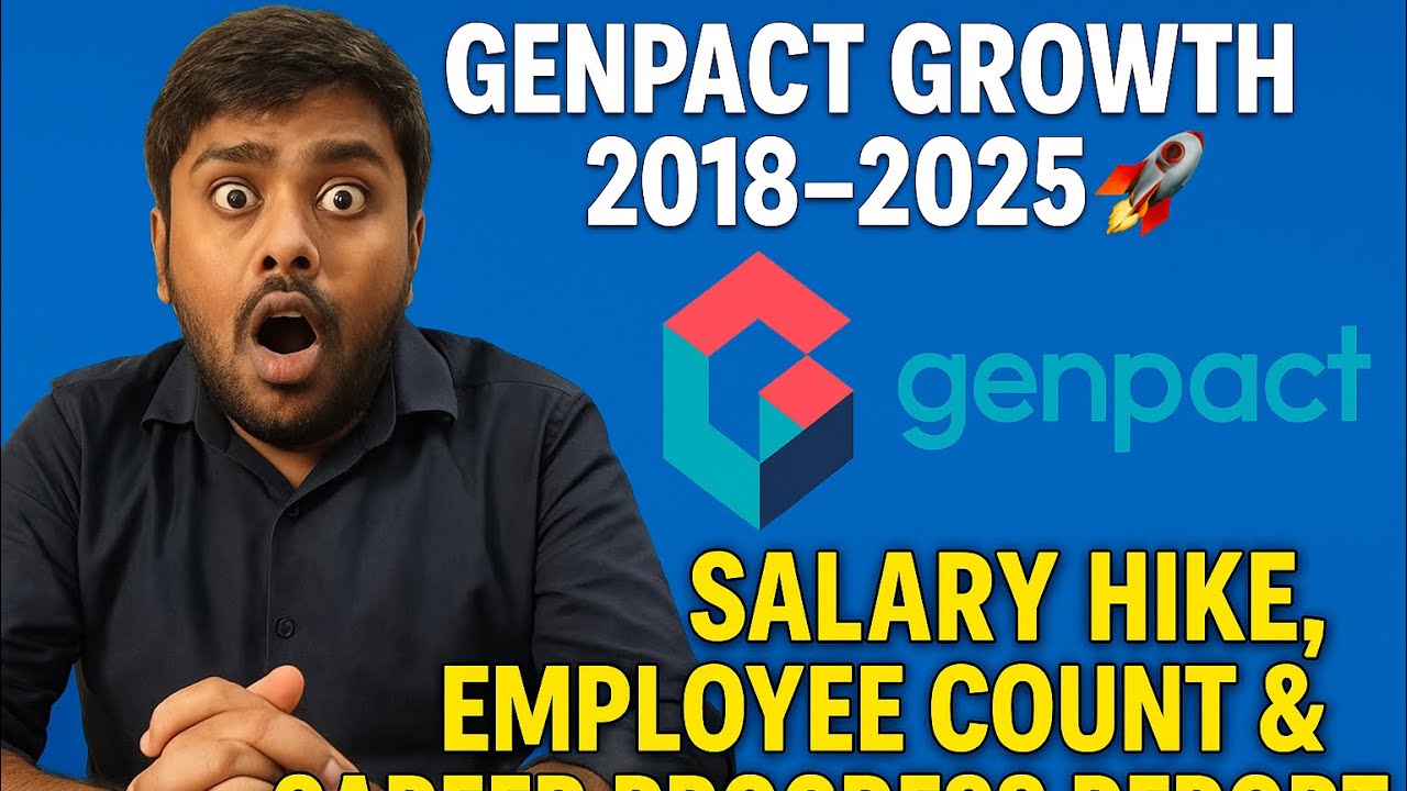 Genpact Growth 2018&ndash;2025 🚀 | Salary Hike, Employee Count & Career Progress Report