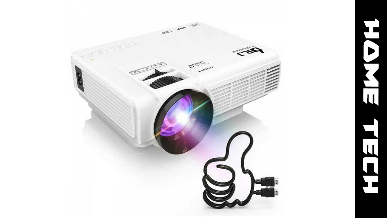 DR.J HI-04 DEL Full HD Video Mini Projector 1080P 2400Lx Japan with Tracking