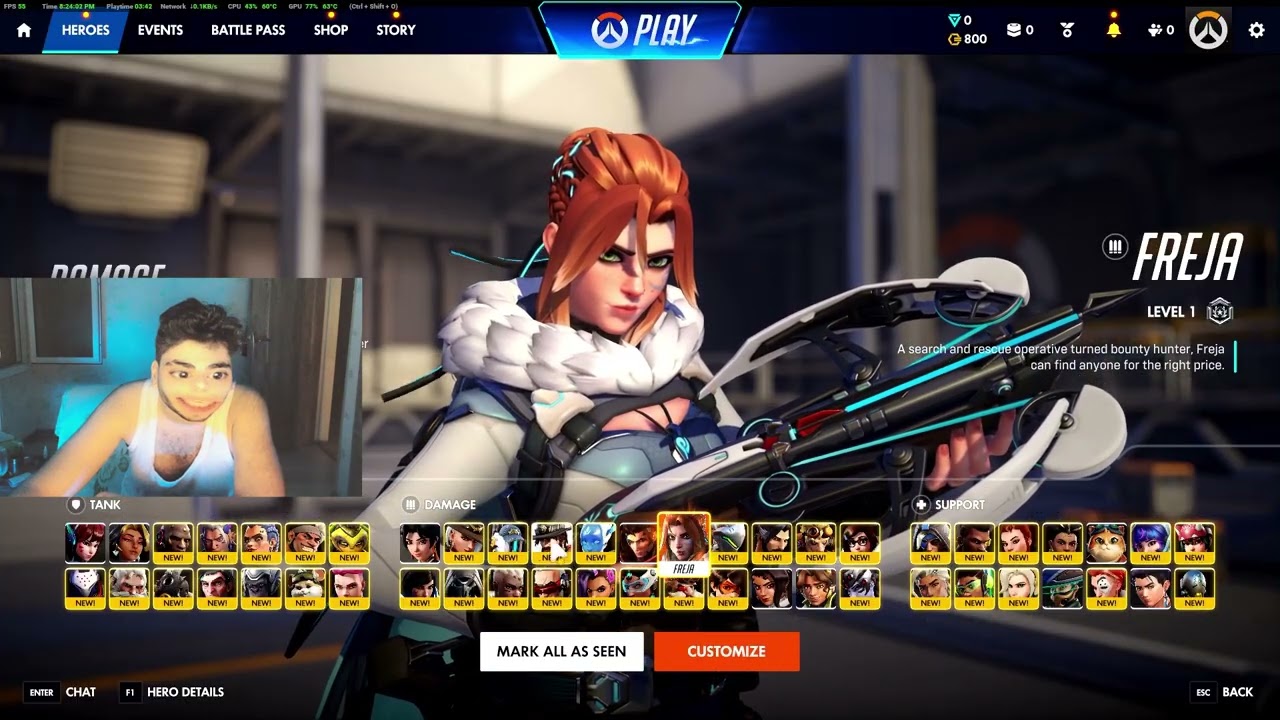 playing overwatch after long time be like: