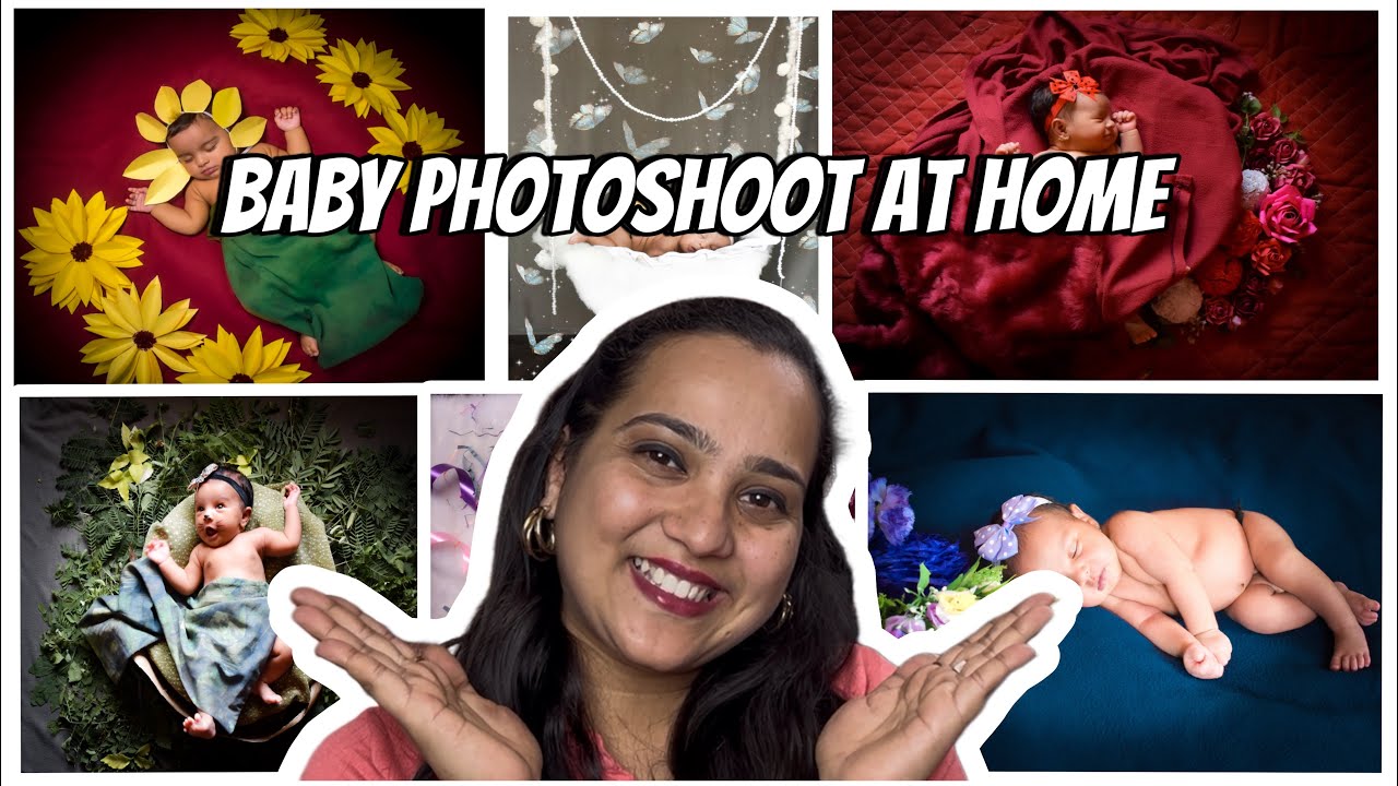DIY Baby Photoshoot at Home | Easy & Creative Photoshoot Ideas with Handmade Props!
