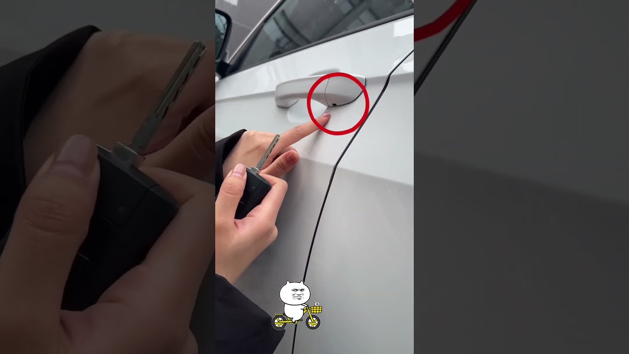 The car door won&rsquo;t open, one solution!#driving #tips #howto #manual #skills #car