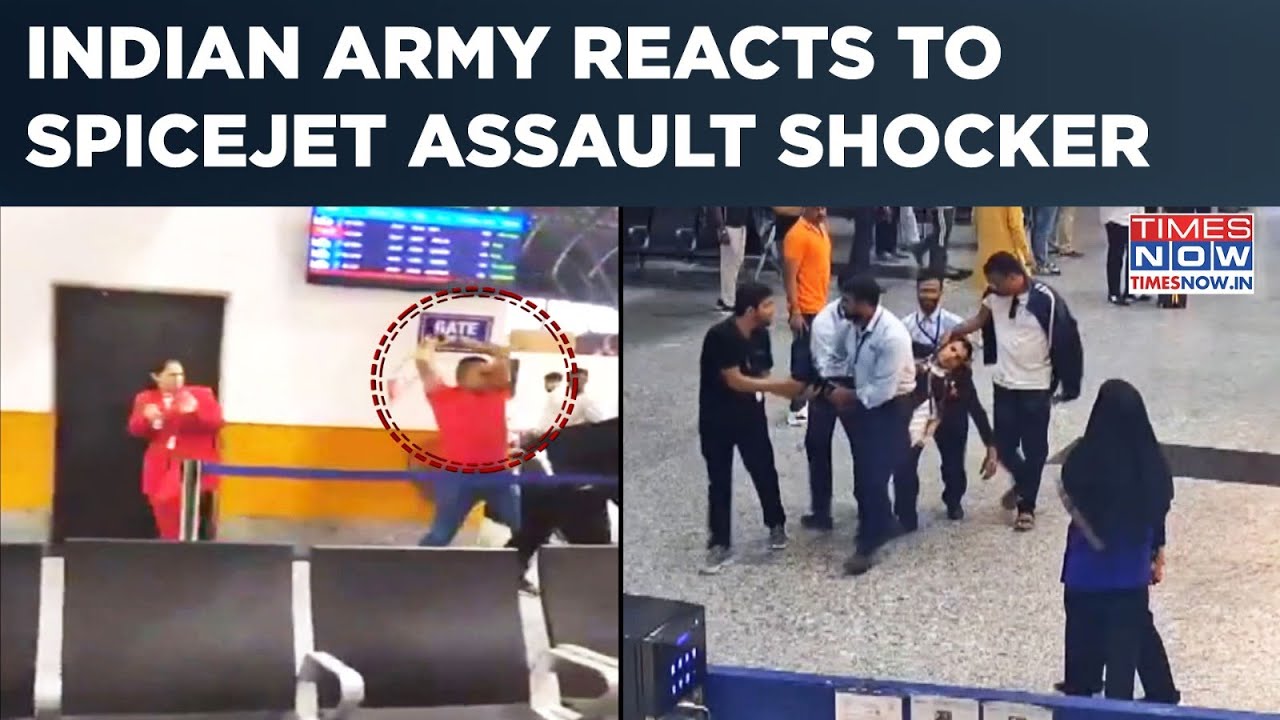 SpiceJet Shocker On Cam: Indian Army Reacts To 'Murderous Assault By Officer'| Watch What Happened