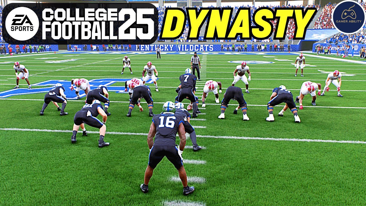 College Football 25 Dynasty Mode Part 60! Kentucky vs Alabama!