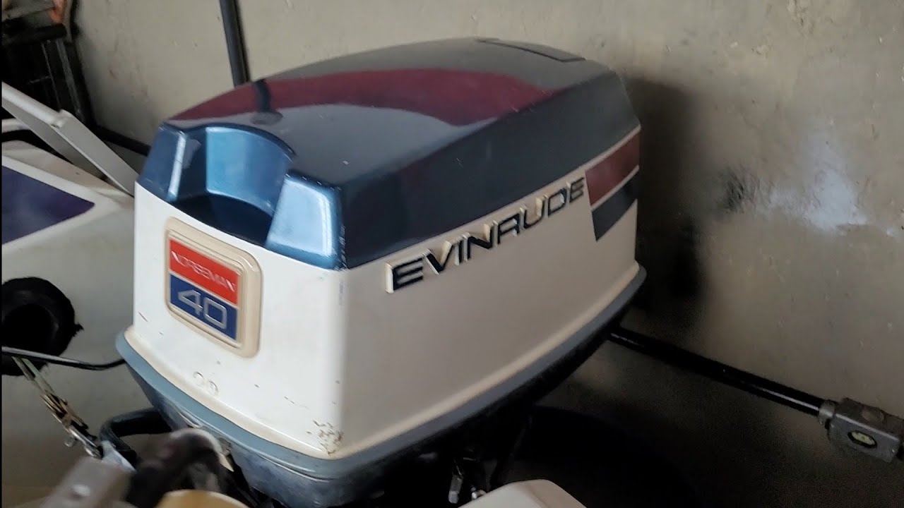 MOTOR EVINRUDE 40HP  - 1973 OUTBOARD - PARTE FINAL .