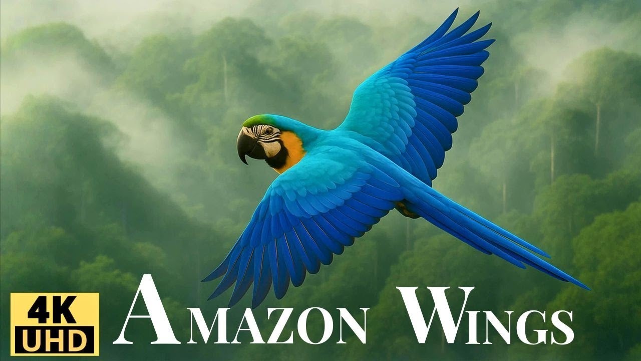 Amazon Jungle in 4K: Beautiful Birds, Monkeys and Untamed Nature