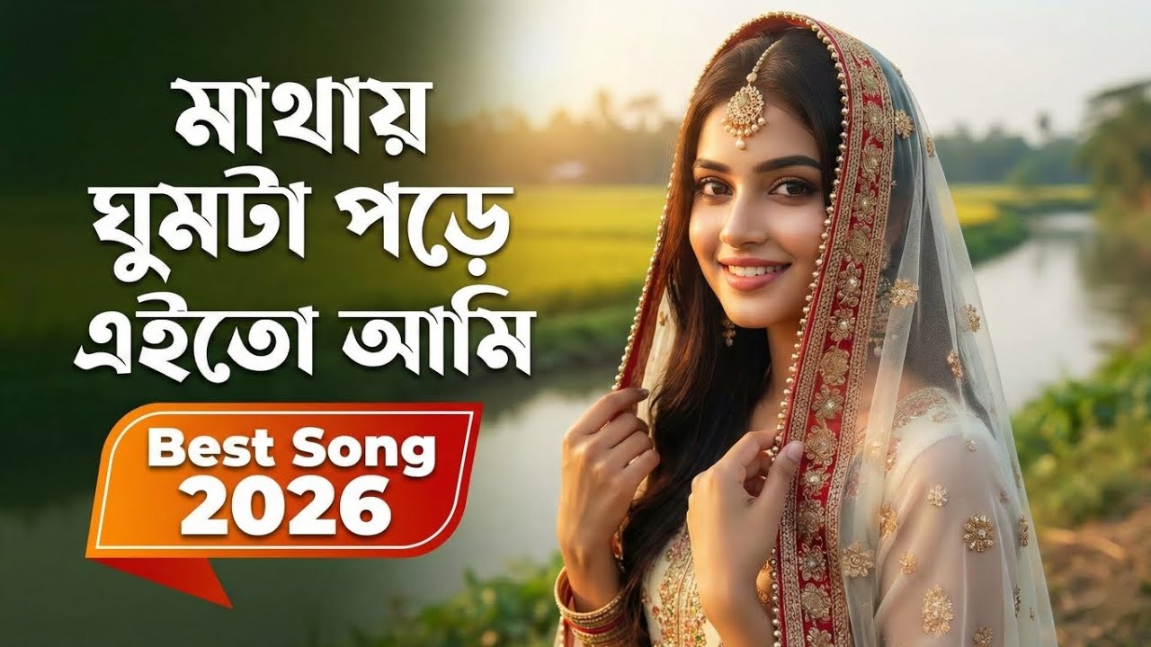 Mathay Ghumta Pore Eito Ami | মাথায় ঘুমটা পড়ে এইতো আমি | Bangla Movie Song | dj song | PK MIXBD
