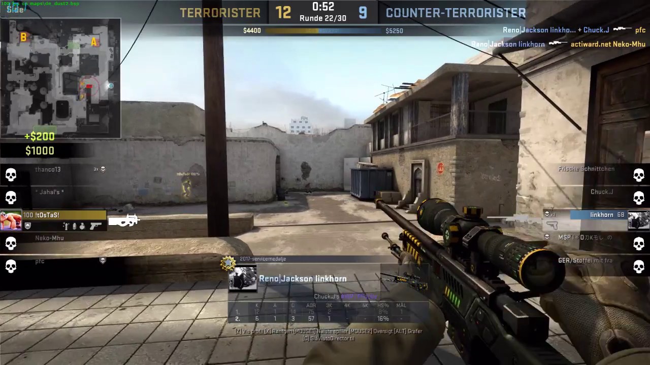 CSGO AWP clutch by Renojackson linkhorn