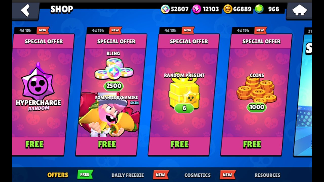 insane valentine rewards opening (brawl stars)