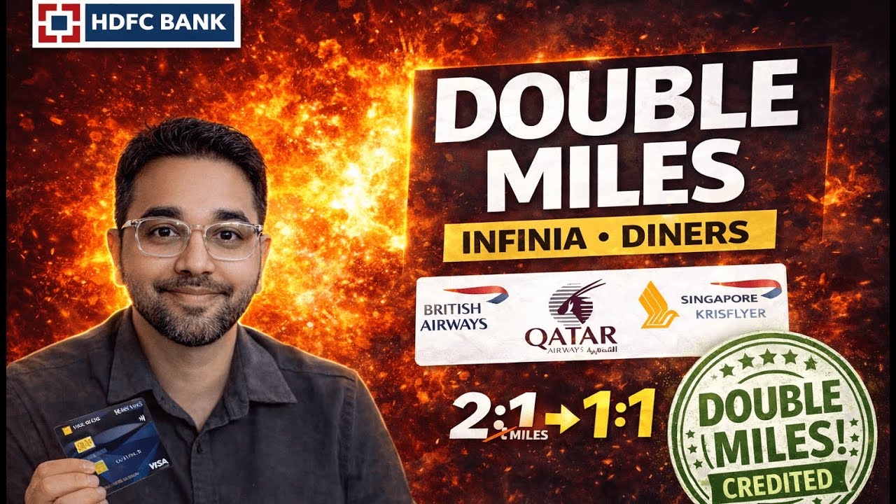 HDFC Infinia / Diners Black Hack: Get 2X Miles on Qatar & British Airways - The Secret 1:1 Trick