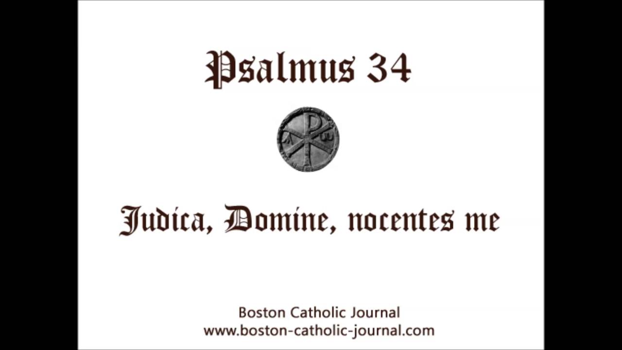 Psalm 34 in Latin