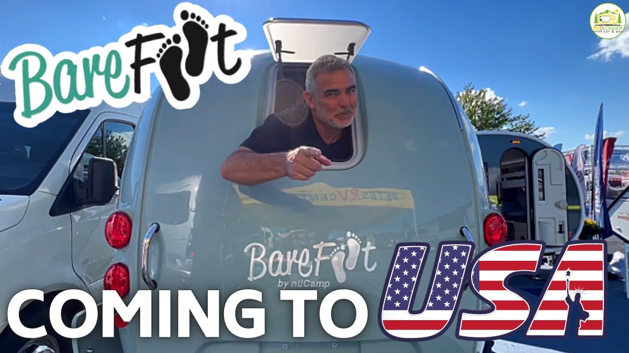 🇺🇸 Teardrop Camper Tour - nuCamp Barefoot Camper Coming to America!!!