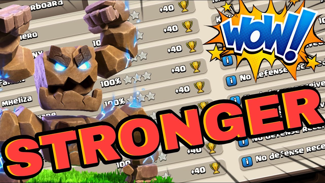LEGEND league തൂകും | Meteor Golem Strategy Th18