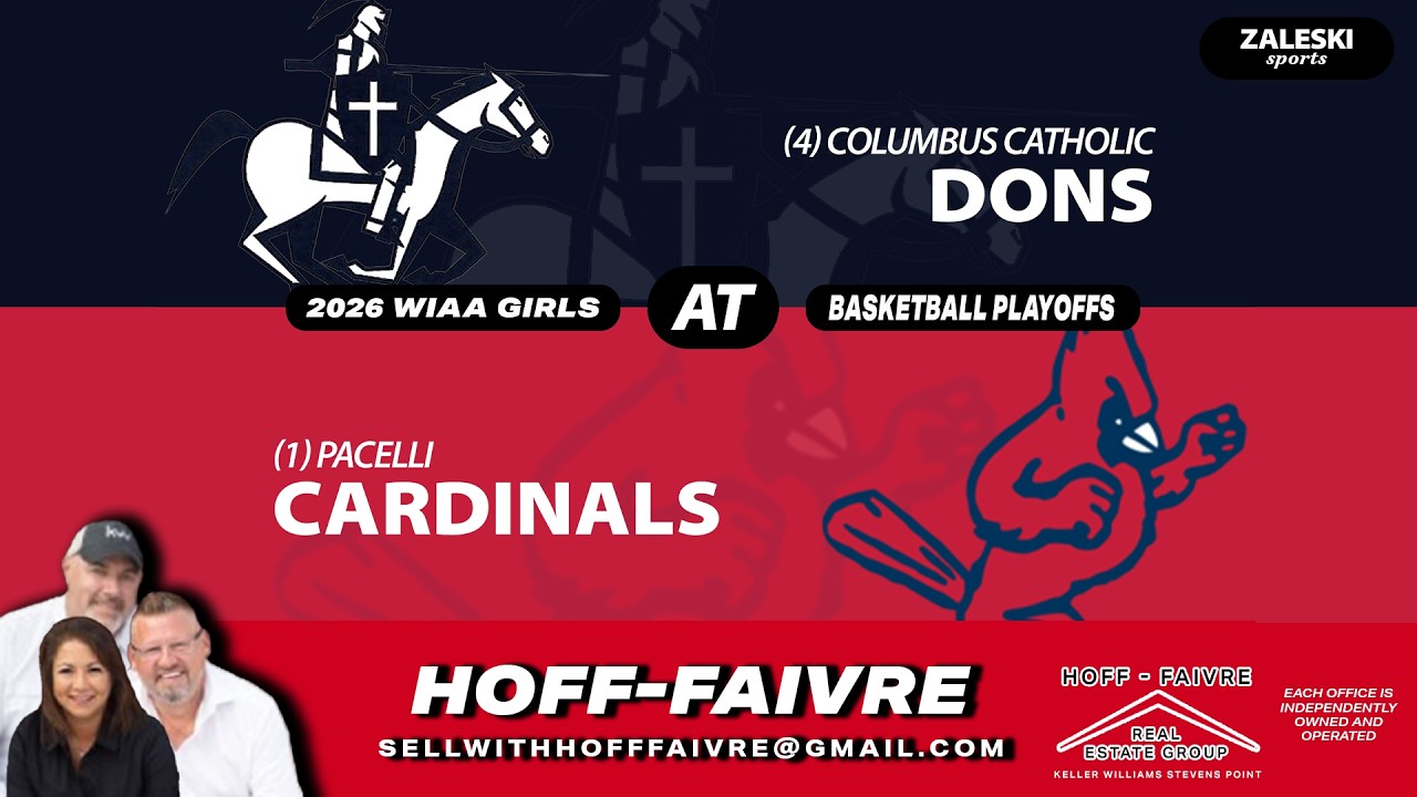 (4) Columbus Catholic at (1) Pacelli | 2026 WIAA Girls Basketball Regional Final