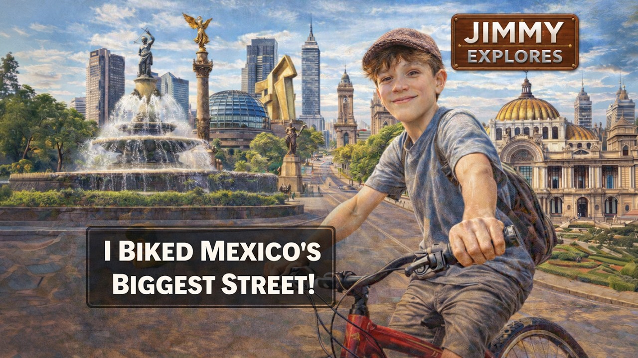 Biking All of Paseo de la Reforma | Mexico City in Motion 🚲🏙️