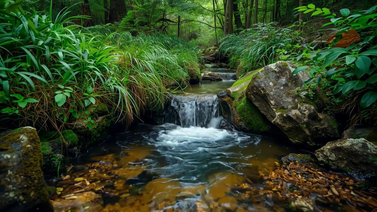 Relaxing Forest Stream Sounds 🌿 Peaceful Nature for Deep Sleep