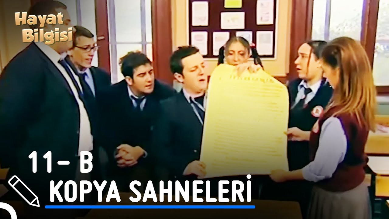 11-B Topluca Kopya Çekiyor! | Hayat Bilgisi