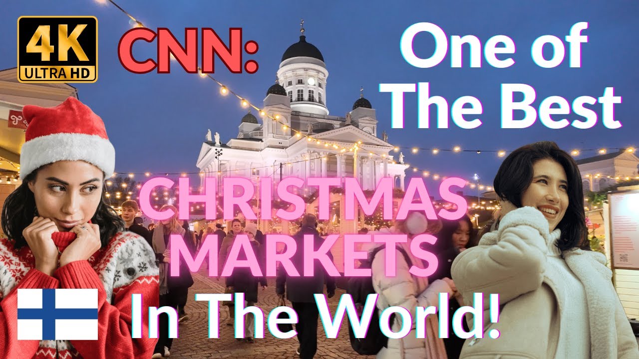 HELSINKI Christmas Market 4K - 2025 Finland